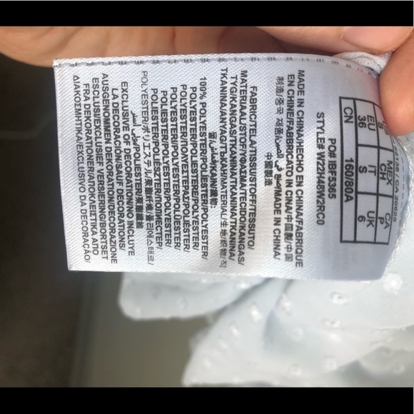 GUESS baby blue blouse - Picture 8 of 8